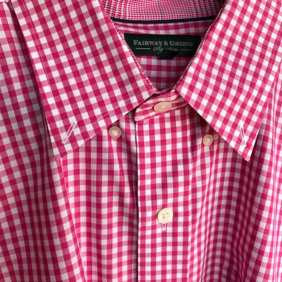 Fairway & Greene XL Pink button down shirt - Picture 3 of 5